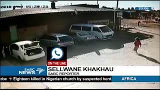 CCTV FOOTAGE SABC News crew robbed in Klerksdorp [upl. by Nevin326]