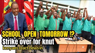 Kenyans React knut vs kuppet SCHOOL OPENING date in KENYA AUGUST 2024 today news [upl. by Turnheim677]