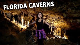 CAVES in Florida 🦇 AMAZING Florida Caverns State Park [upl. by Yrogerg532]