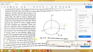 BCS Theory cooper pair 2 Soid state Phy [upl. by Spratt176]