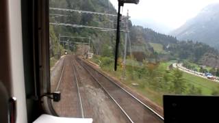 Führerstandsmitfahrt Re 66 Gotthardbahn [upl. by Rego280]