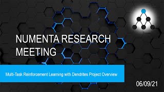 MultiTask Reinforcement Learning with Dendrites Project Overview  June 9 2021 [upl. by Jahdol]