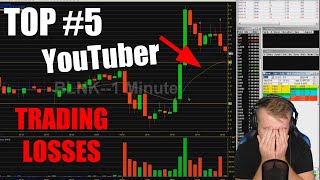 Top 5 YouTuber Live Trading Losses with Reactions [upl. by Sirtaeb330]