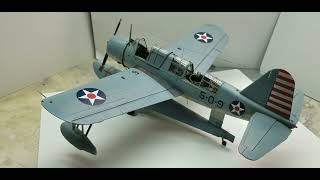 132 Kitty Hawk OS2U Kingfisher Build Reveal Video [upl. by Adnahc]