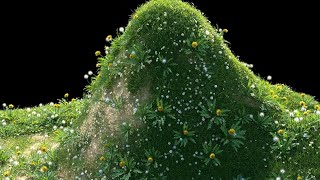 Create Grass Fast Blender Tutorial [upl. by Auqeenwahs]