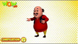 Motu Patlu  Non stop 3 episodes  3D Animation for kids  21 [upl. by Ennayd]