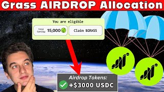 Grass Airdrop Allocation  DO THIS NOW [upl. by Sellig724]