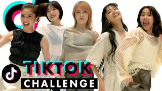 Fantastic Jpop Girl Group FAKY Tries Super Hard TikTok Challenges  Cosmopolitan [upl. by Avlis]