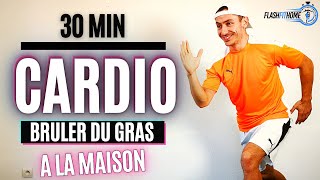 CARDIO A LA MAISON 30 MIN 🔥  SEANCE INTENSE POUR BRULER DU GRAS [upl. by Grishilda]