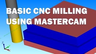 BASIC CNC MILLING USING MASTERCAM X7 [upl. by Demodena]