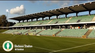 Gladsaxe Stadion north of Copenhagen Denmark  Stadium of AB Boldklub [upl. by Kcirrez469]