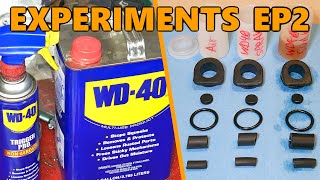 WD40 LongTerm Exposure Testing on Rubber Parts Experiments Ep2 [upl. by Nwahsaj]