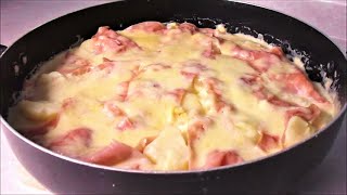 PAPAS GRATINADAS SIN HORNO [upl. by Garold]