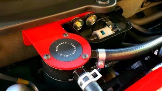 Mishimoto Oil Catch Can Install on Honda Accord 20182019 [upl. by Nezam283]