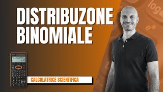 Esercizio svolto DISTRIBUZIONE BINOMIALE con la calcolatrice Sharp [upl. by Kissee]