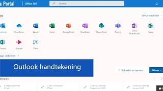 Outlook handtekening instellen [upl. by Qerat]