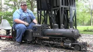 How To Operate A Live Steam Locomotive V20 In HD [upl. by Allerbag110]