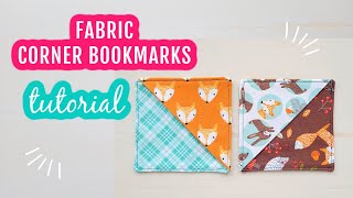 How to make a fabric Bookmark [upl. by Isyad]