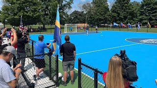 Official Opening Ceremony Of The Evansville Futsal Court Stockwell Park [upl. by Rola]