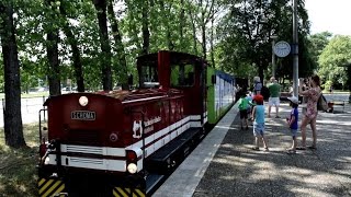 Fahrt Parkeisenbahn Wuhlheide zum SBahnhof Wuhlheide 1072016 [upl. by Nnylsaj]