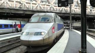 Trains in Paris 2  Gare de l´Est Gare du Nord [upl. by Farly]