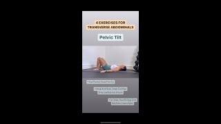 4 AB Exercises to Strengthen Transverse ABS  Relieve Low Back Pain  Diastasis Recti Exercises [upl. by Ahsik]