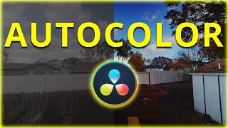 AUTOMATIC Color Correction in Davinci Resolve BAD IDEA [upl. by Adolph44]