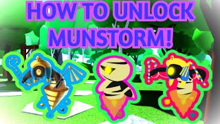 HOW TO UNLOCK ☥ MUNSTORM ☥ IN MONSTERS OF ETHERIA EASY⚰️ [upl. by Neelyhtak]