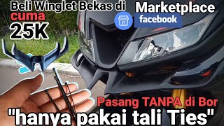 Pasang Winglet R15 V3 tanpa di Bor lebih aman [upl. by Ailegra]