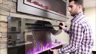 How to Install a Touchstone Sideline Series Electric Fireplace [upl. by Jenifer]