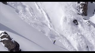 Phil Meier Sets Off a Huge Avalanche and Skis Out Like a Boss  100 Skiing Ep 1 [upl. by Nivel]