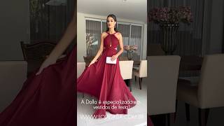 VESTIDO PARA MADRINHAS  PALETA MARSALA [upl. by Eityak]