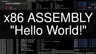 x86 Assembly Hello World [upl. by Rawna]