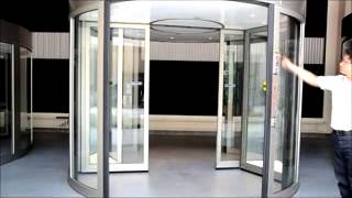 KBB Twowing automatic revolving door [upl. by Gillette449]