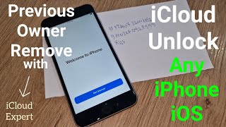 Remove Previous Owner from iPhone✔️iCloud Activation Unlock iPhone iOS✔️ [upl. by Lladnar]