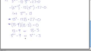 Hard LogExponential Equations Example [upl. by Boaten]