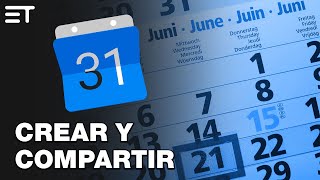 📅 Google Calendar cómo CREAR y COMPARTIR un calendario EducaTutos [upl. by Aketal]