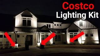 Costco Lighting Kit Installation  Outdoor Landscape Lighting Installation  Stunning Results [upl. by Anyotal]