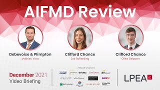 AIFMD Review Video Briefing by the LPEA Legal – Young Private Equity Leaders SubGroup [upl. by Lehcor]