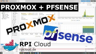 02  PFSENSE auf PROXMOX installieren 2020  Rootserver  proxmox rootserver deutsch [upl. by Dyraj948]