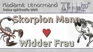 Skorpion Mann amp Widder Frau Liebe und Partnerschaft [upl. by Llirrem139]