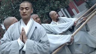 Monk challenged all Shaolin Kungfu Masters🔥 But nobody expected he could stand still till the end [upl. by Aneekahs]