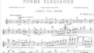 Ysaÿe Eugène op12begin Poème Élégiaque for violin  orchestra [upl. by Reinaldo421]