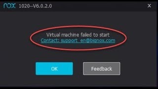 SOLVED Error 10201008 NoxPlayer Virtual Machine failed to start [upl. by Byler992]