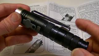 Eagtac DX3BR Mini Pro Rechargeable Flashlight Cree XHP502 [upl. by Ahsiuqel]