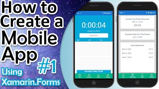 How to Create a Mobile App Using Xamarin Forms Part 1  Creating the Project and Setting Up [upl. by Annaoj]