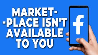 Facebook Marketplace isnt available to you [upl. by Terri]