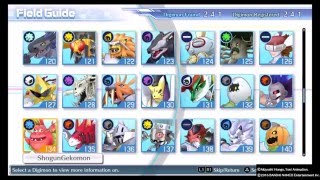 Digimon Story Cyber Sleuth  DIGIMON evolution CHART ENGLISH [upl. by Naujik214]