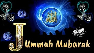 Jumma Mubarak Wishes With Nasheed and Islamic Quotations For Loved Ones [upl. by Rolanda]