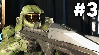 HALO INFINITE Campaign Gameplay Walkthrough Part 3  CONSERVATORY [upl. by Adnouqal24]